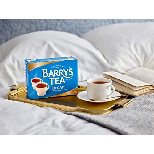 Barrys Tea, Decaffeinated Blend, 80-Count Pack Of 6