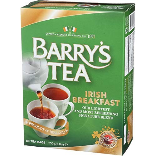 Barrys Tea, Irish Breakfast, 80-Count Pack of 6