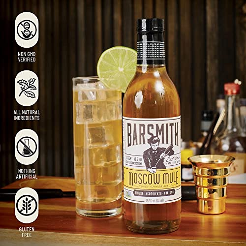 Barsmith Bar Essentials Moscow Mule Honey-Ginger Mix, Sweet with...