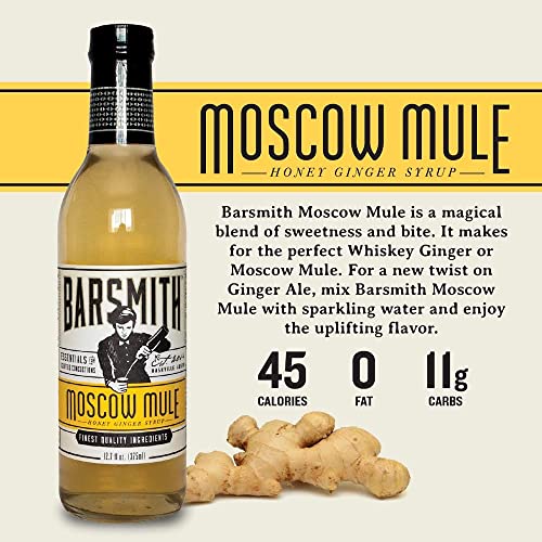 Barsmith Bar Essentials Moscow Mule Honey-Ginger Mix, Sweet with...