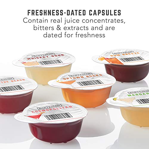 Bartesian Gin Martini Cocktail Mixer Capsules, Pack Of 6 Cocktai