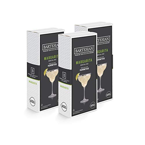 Bartesian Margarita Cocktail Mixer Capsules, Pack Of 18 Cocktail