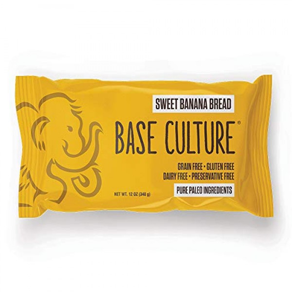 Base Culture Sweet Banana Bread, Large Size | Delicious 100% Pal