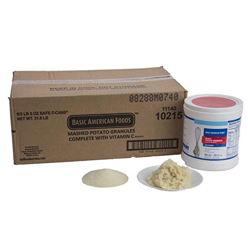 Basic American Foods Whipp Mashed Potato 5.31 Lb Pack Of 6! Comp