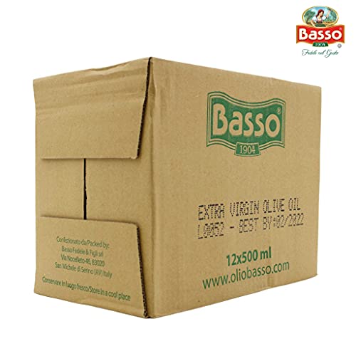 Basso Extra Virgin Olive Oil Tins 4 Pack X 3 Liter Eu