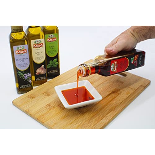 Basso, Garlic, Rosemary, Basil, Chili Pepper, 4 bottles x 8.5 fl...