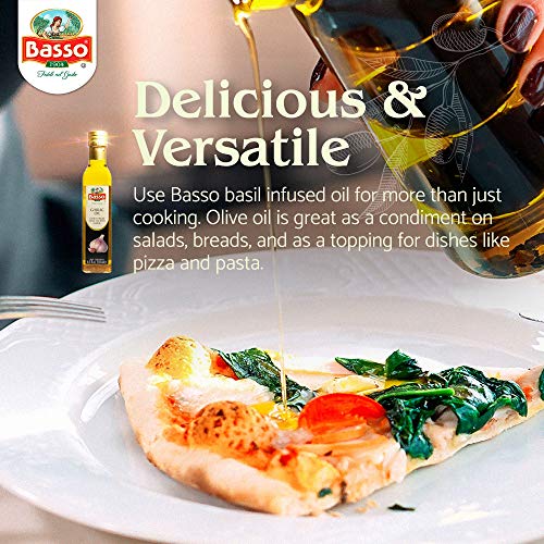 Garlic Extra Virgin Olive Oil For Dipping And Tasting 8.5 Fl Oz
