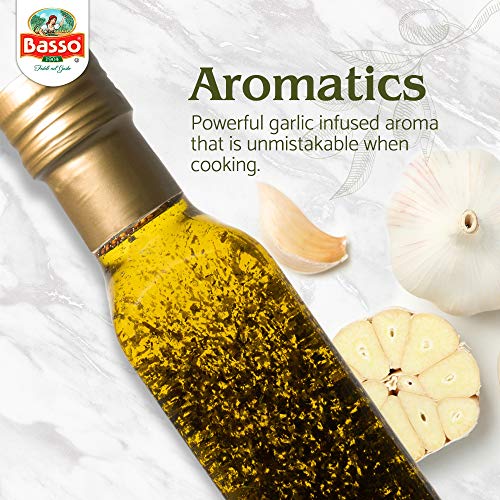 Garlic Extra Virgin Olive Oil For Dipping And Tasting 8.5 Fl Oz