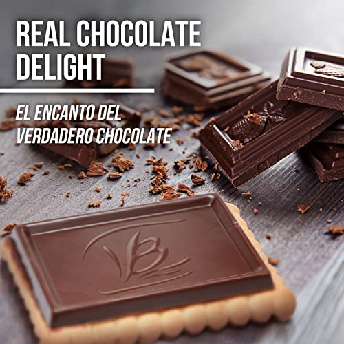 Bauducco Choco Biscuit Cookies -Tub 40 pk - Crispy & Delicious -...