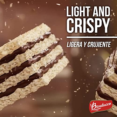 Bauducco Chocolate & Vanilla Wafer Cookies - Convenient Single S...