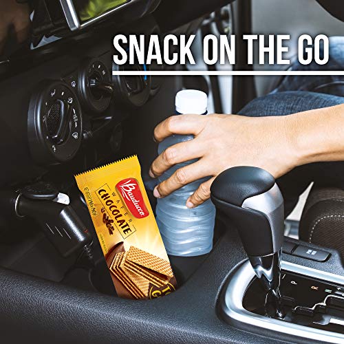 Bauducco Mini Crispy Wafer Cookies, Single Serve, Chocolate, 1.4