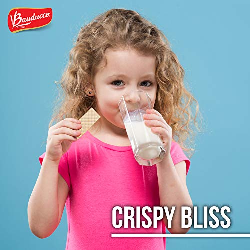 Bauducco Mini Crispy Wafer Cookies, Single Serve, Chocolate, 1.4