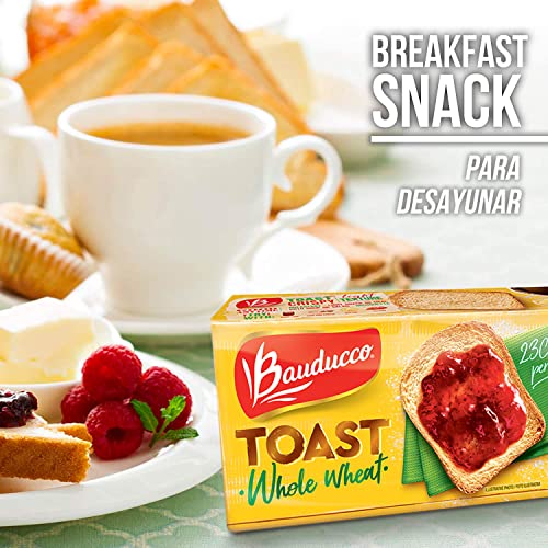 Bauducco Toast Baked with Whole Wheat - Delicious, Light & Crisp...