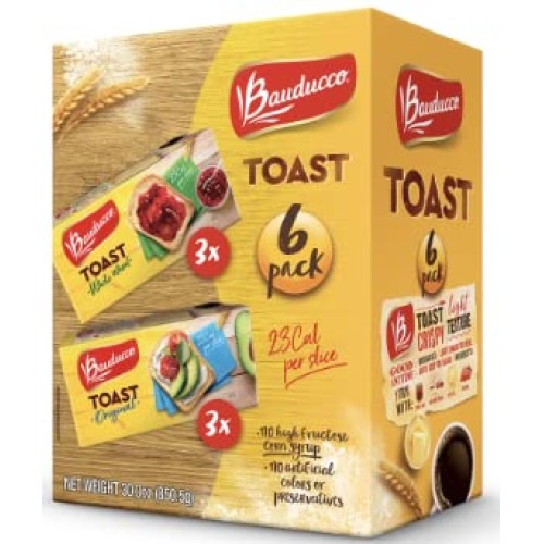 Bauducco Toast - Delicious, Light & Crispy Toasted Bread - Origi...