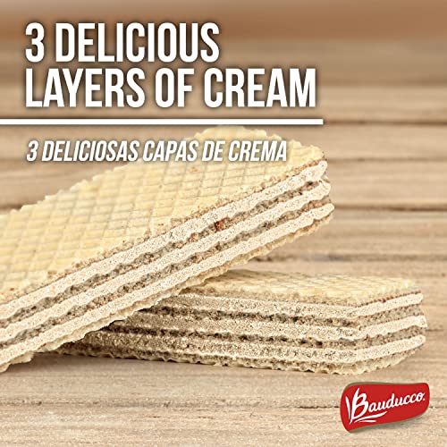 Bauducco Vanilla Wafers - Crispy Wafer Cookies With 3 Delicious,...