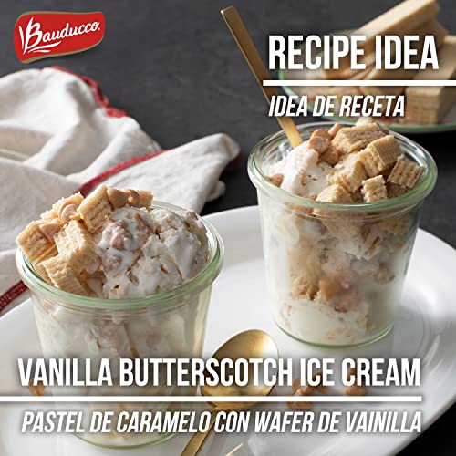 Bauducco Vanilla Wafers - Crispy Wafer Cookies With 3 Delicious,...