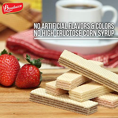Bauducco Wafer Cookies Chocolate, Vanilla &Amp; Strawberry, Deliciou