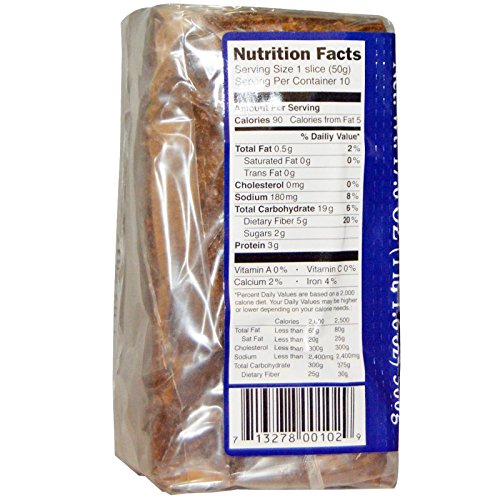 Bavarian Bread, Bread Pumpernickel Organic, 17.6 Ounce