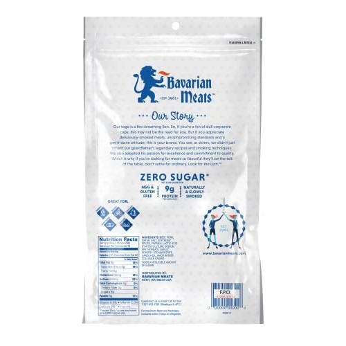 Bavarian Meats Lil Landjaeger German Style Smoked Sausage Snack... Bavarian Meats Lil Landjaeger German Style Smoked Sausage Snack...