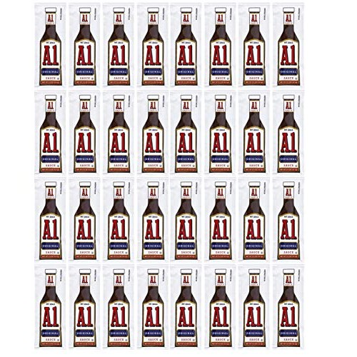 A1 Steak Sauce 32-Pack; Single Serve Packets