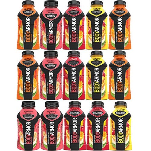 Bodyarmor Super Sports Drink Variety Bundle, 12 Oz, Pack Of 16