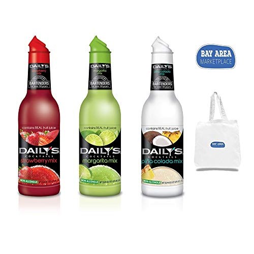 Daily's Margarita, Pina Colada, Strawberry Daiquiri,