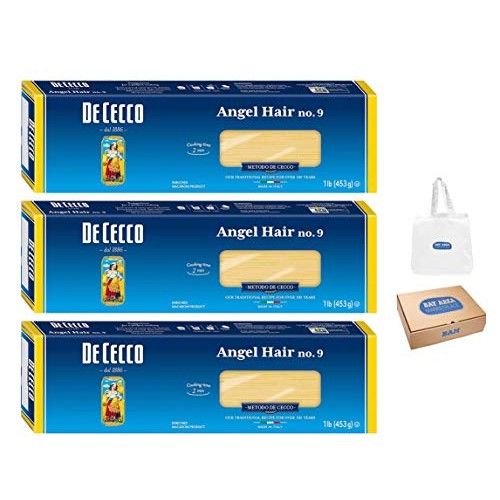 De Cecco Pasta, Angel Hair, 16 Ounce Pack Of 3 - Bay Area Mark