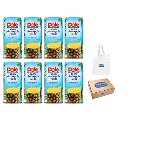 Dole Pineapple Juice, From Concentrate, 6.0 Oz Pack Of 8 Bay Ar