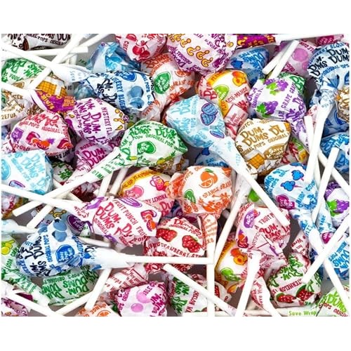 Dum Dum Original Pops, 100 Count, 16 flavors, Ideal for candy bo...