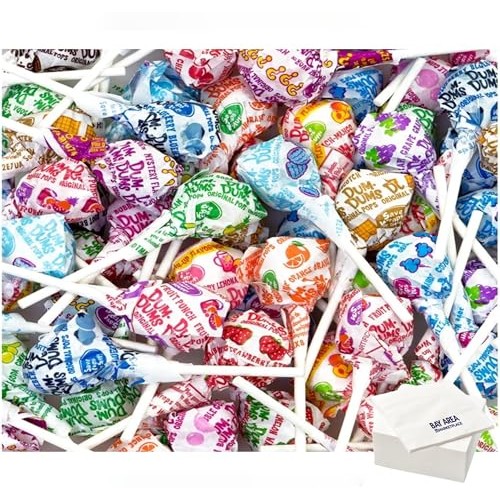 Dum Dum Original Pops, 100 Count, 16 flavors, Ideal for candy bo...