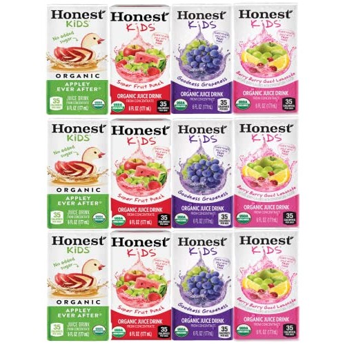 Honest Kids Juice Boxes, Pack of 20
