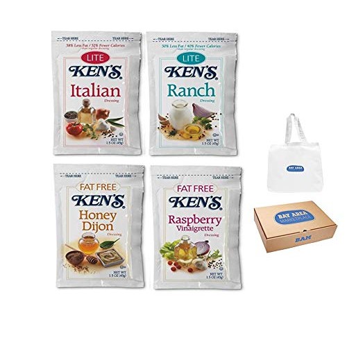 Kens Portion And Calorie Control Salad Dressing Variety 4 Flav