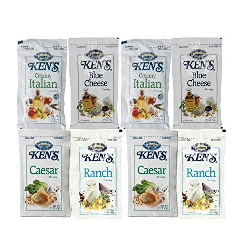 Kens Salad Dressing Variety Pack; 5 Each Of Caesar, Creamy Ital