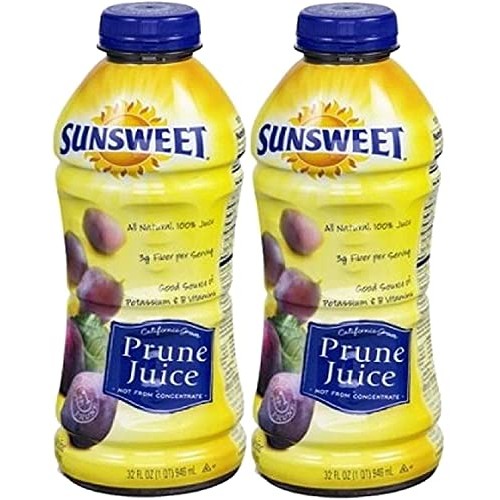 Sunsweet Prune Juice, 32 Ounce 2-Pack