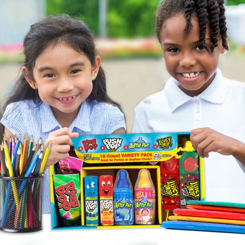 Bazooka Candy Brands Variety Easter Candy Box - 18 Count Lollipo