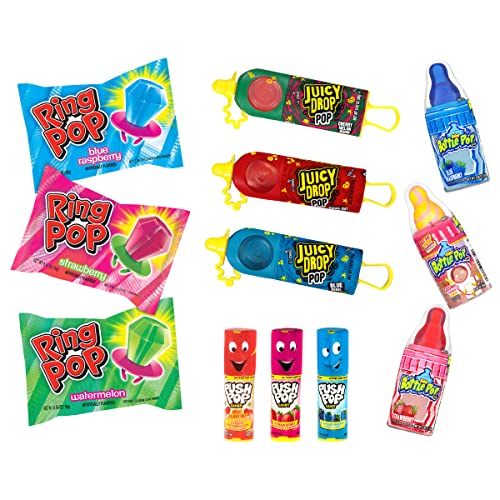 Bazooka Candy Brands Variety Easter Candy Box - 18 Count Lollipo