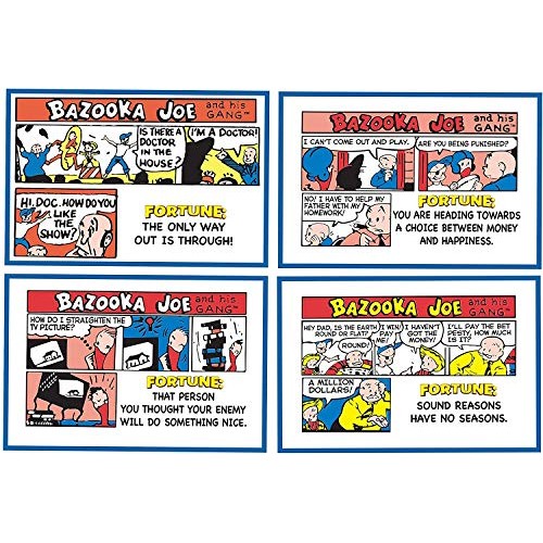 Bazooka Individually Wrapped Bubble Gum, Original Flavor, Nostal