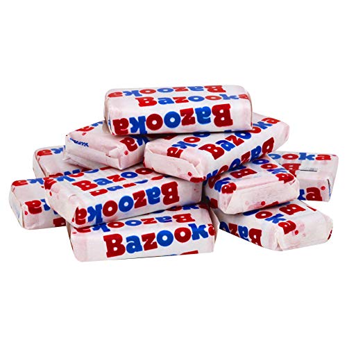 Bazooka Individually Wrapped Bubble Gum, Original Flavor, Nostal