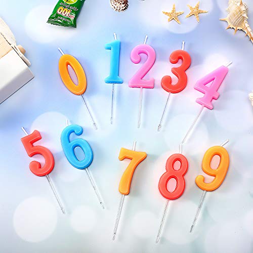 12 Pieces Birthday Number Candle Cake Numeral Candles Christmas