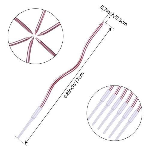 48 Pieces Twisty Birthday Candles Spiral Cake Candles With Holde