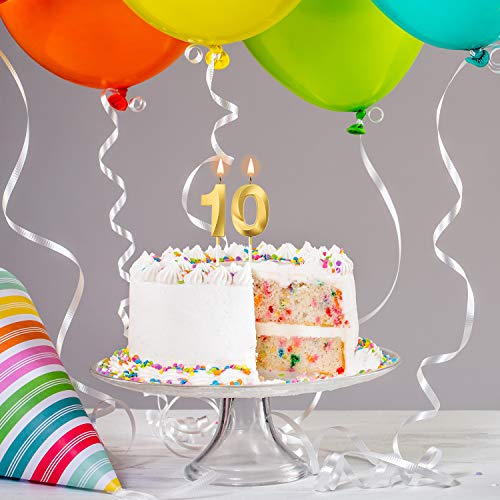 Bbto 10Th Birthday Candles Cake Numeral Candles Happy Birthday C