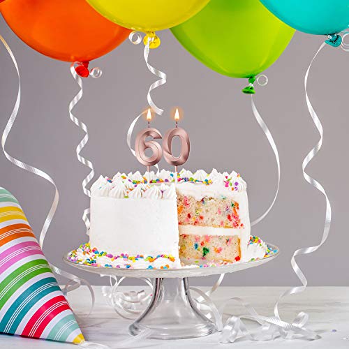 Bbto 60Th Birthday Candles Cake Numeral Candles Happy Birthday C