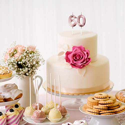 Bbto 60Th Birthday Candles Cake Numeral Candles Happy Birthday C