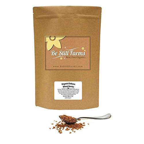 Be Still Farms Organic Einkorn Wheat Berries 5Lb Organic Farro
