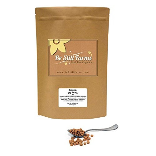 Be Still Farms Organic Soybeans 5Lb Raw Soy Beans Are Organic