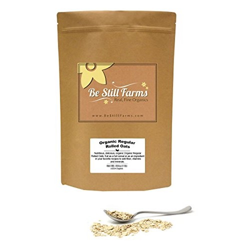 Organic Regular Rolled Oats 5 Lbs Old Fashioned Oats - Unsweet