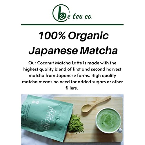 Be Tea Co. Coconut Matcha Latte | Organic Dairy-Free Latte Mix |...