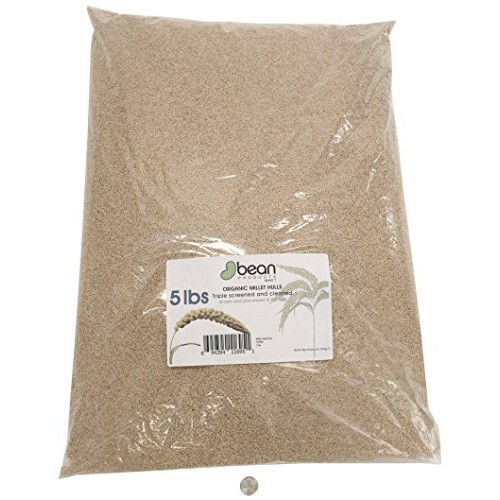 Bean Products Organic Millet Hulls Made In Usa - 5 Lbs