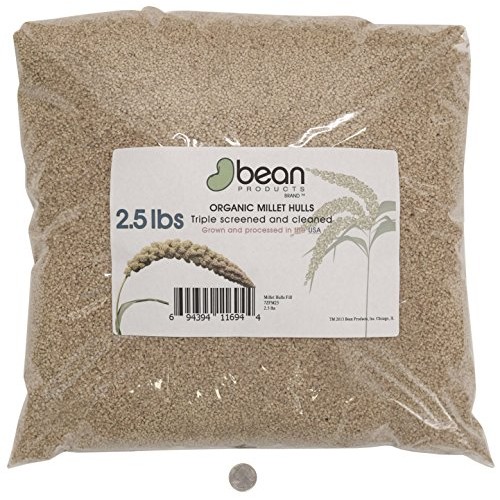 Organic Millet Hulls By Made In Usa - 2.5 Lbs