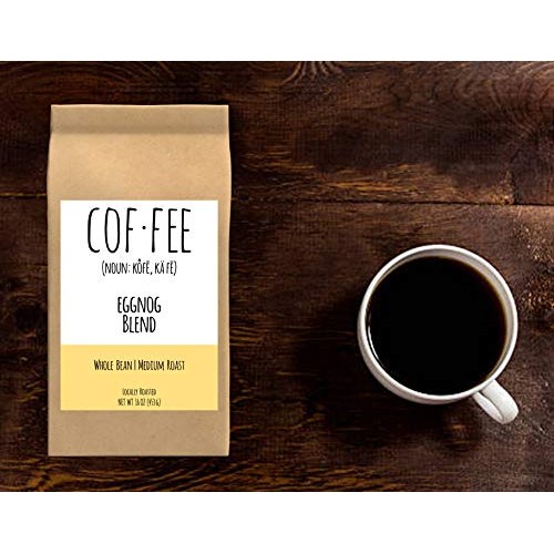 Eggnog Blend Whole Bean Coffee, Medium Roast, 1-Pound Bag
